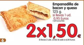 Alimerka Empanadilla De Bacon Y Queso 125g oferta