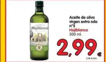 Alimerka Hojiblanca Aceite De Oliva Virgen Extra Oda N°5 500ml oferta