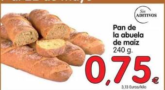 Alimerka Pan De La Abuela De Maíz 240g oferta