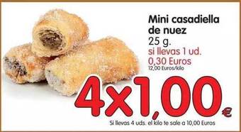 Alimerka Mini Casadiella De Nuez 25g oferta