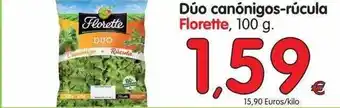 Alimerka Florette Dúo Canónigos-rúcula 100g oferta