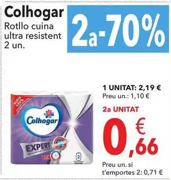 Clarel Colhogar Rotllo Cuina Ultra Resistent 2 Un. oferta