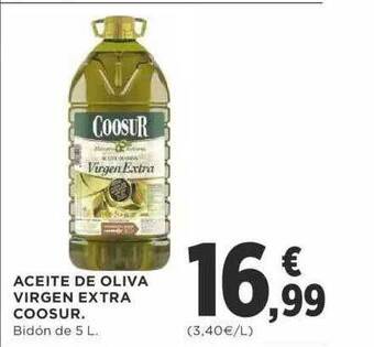 Supercor Coosur Aceite De Oliva Virgen Extra oferta