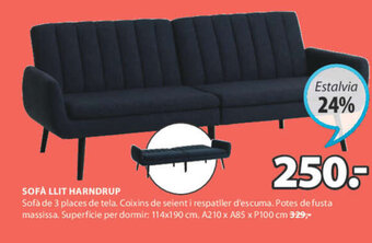 JYSK Sofà Llit Harndrup oferta