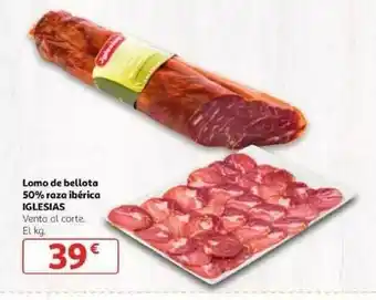 Alcampo Lomo De Bellota 50% Raza Ibérica Iglesias oferta