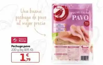 Alcampo Pechuga Pavo 200g oferta