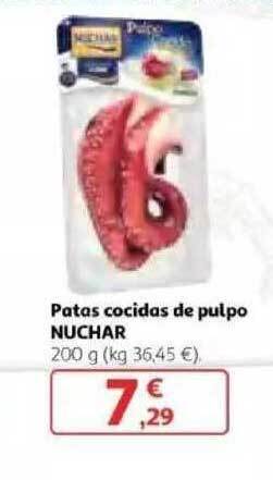 Alcampo Patas Cocidas De Pulpo Nuchar 200g oferta
