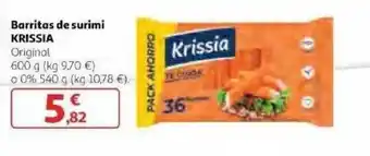 Alcampo Krissia Barritas De Surimi 600g oferta
