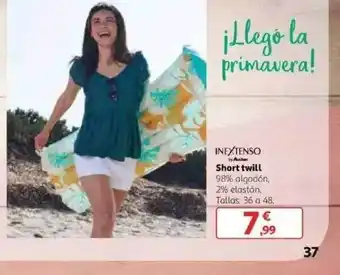 Alcampo Short Twill Inextenso oferta