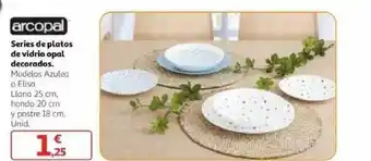 Alcampo Arcopal Series De Platos De Vidroi Opal Decorados oferta