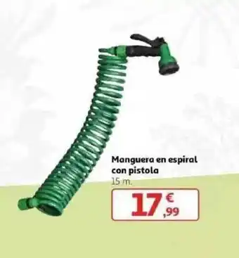 Alcampo Manguera En Espiral Con Pistola oferta