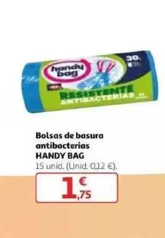 Alcampo Handy Bag Bolsas De Basura Antibacterias oferta