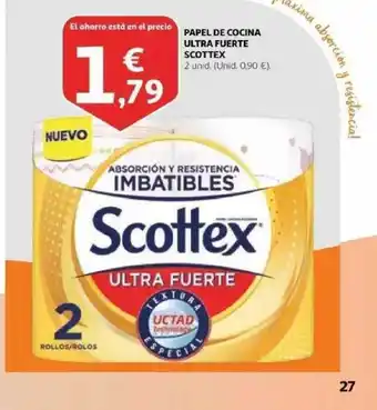 Alcampo Scottex Papel De Cocina Ultra Fuerte oferta