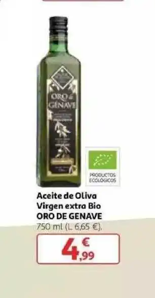 Alcampo Oro De Genave Aceite De Oliva Virgen Extra Bio 750ml oferta