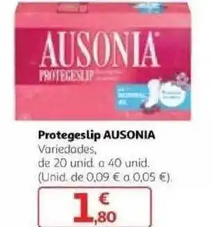 Alcampo Ausonia Protegeslip oferta