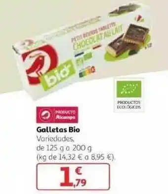 Alcampo Galletas Bio 125g oferta
