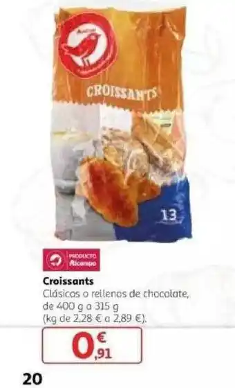 Alcampo Croissants 400g oferta