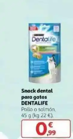 Alcampo Dentalife Snack Dental Para Gatos 45g oferta
