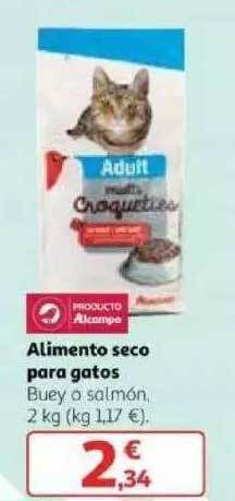Alcampo Alimento Seco Para Gatos oferta