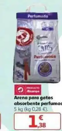 Alcampo Arena Para Gatos Absorbente Perfumado 5kg oferta