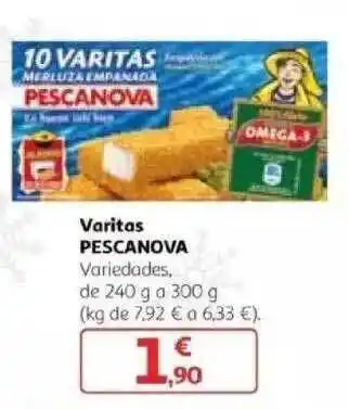 Alcampo Pescanova Varitas 240g oferta
