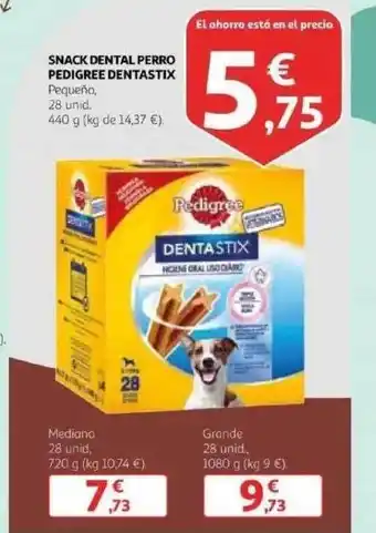 Alcampo Snack Dental Perro Pedigree Dentastix 440g oferta