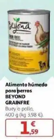 Alcampo Beyond Grainfre Alimento Húmedo Para Perros 400g oferta