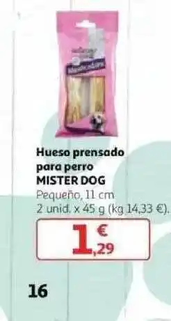 Alcampo Mister Dog Hueso Prensado Para Perro oferta