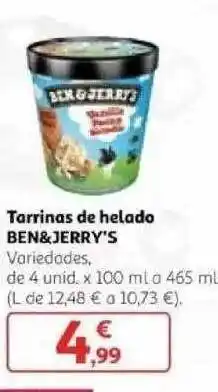 Alcampo Ben&jerry's Tarrinas De Helado oferta