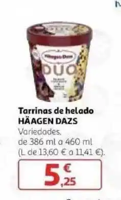 Alcampo Häagen Dazs Tarrinas De Helado 386ml oferta