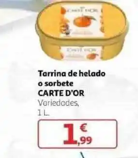 Alcampo Carte D'or Tarrina De Helado O Sorbete 1L oferta