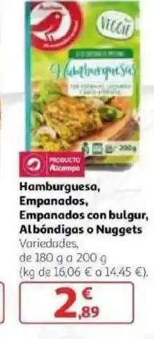 Alcampo Hamburguesa Empanados Empanados Con Bulgur Albóndigas O Nuggets oferta