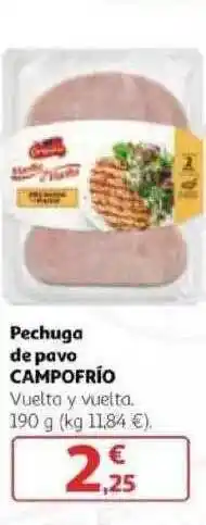 Alcampo Campofrío Pechuga De Pavo 190g oferta