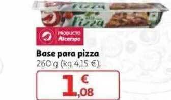 Alcampo Base Para Pizza 260g oferta
