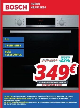 Mi electro Hornos bosch oferta