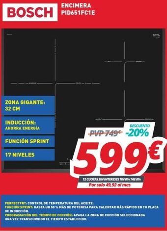 Mi electro Encimera de cocina bosch oferta