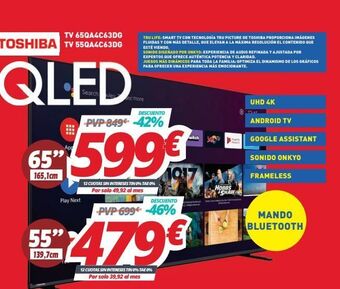 Mi electro Smart tv toshiba oferta