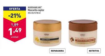 ALDI Mildeen Hair Care Mascarilla Capilar oferta