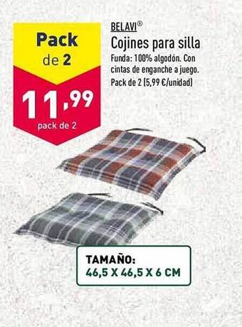 ALDI Belavi Cojines Para Silla oferta