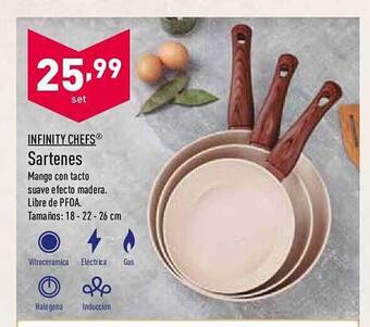 ALDI Infinity Chefs Sartenes oferta