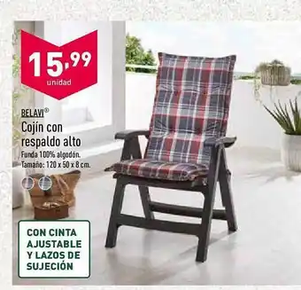 ALDI Belavi Cojín Con Respaldo Alto oferta