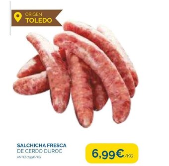 Cash Ecofamilia Salchicha Fresca De Cerdo Duroc oferta