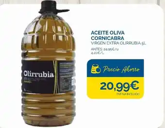 Cash Ecofamilia Aceite Oliva Cornicabra Virgen Extra Olirrubia 5 L oferta