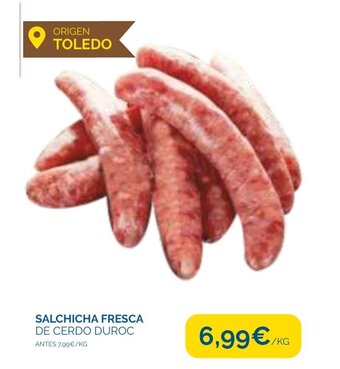Supermercados La Despensa Salchicha Fresca De Cerdo Duroc oferta