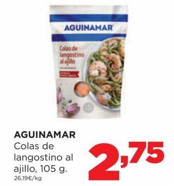 Alimerka Aguinamar Colas de Langostino Al Ajillo, 105 g. oferta