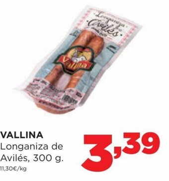 Alimerka Vallina Longaniza de Avilés, 300 g. oferta