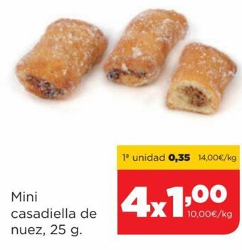 Alimerka Mini casadiella de nuez, 25g oferta