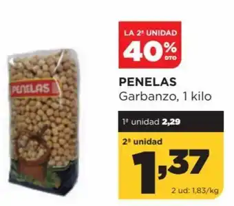 Alimerka Penelas Garbanzo, 1 kilo oferta