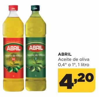 Alimerka Abril Aceite de oliva 0,4° o 1°, 1 litro oferta