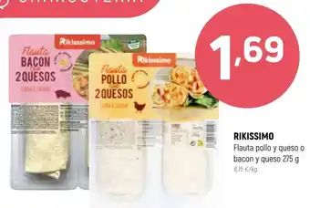 Coviran Rikissimo Flauta pollo y queso o bacon y queso 275g oferta